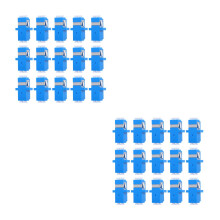 30Pièces Adaptateur Fibre Lc Simplex Plastique Réseau Et Patch