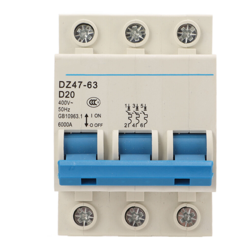 DZ47 63 20A 3P MCB 400V