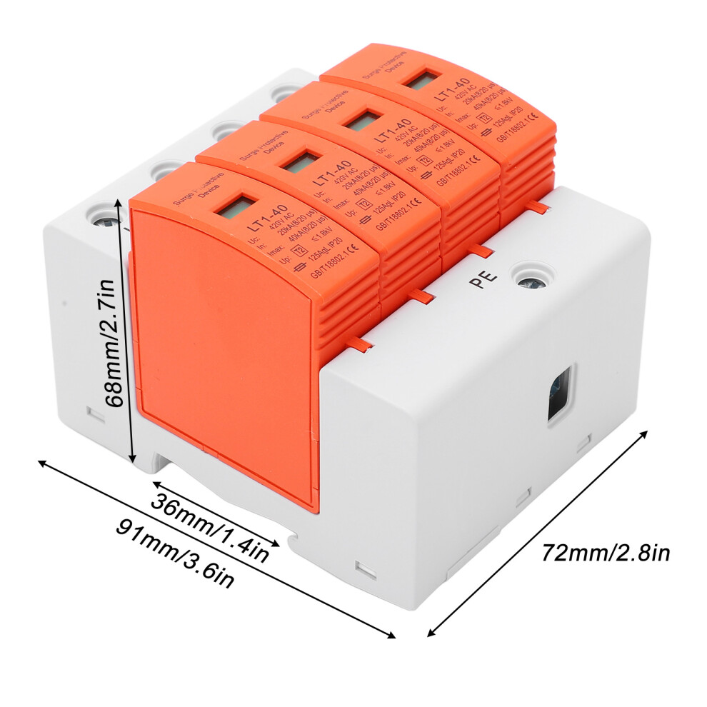 36mm Rail Surge Protective Device 20-40kA