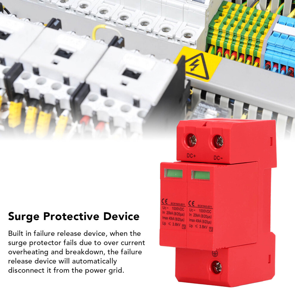 Quick Response 40KA PV Surge Protector 1000V