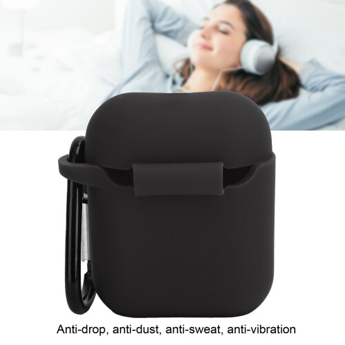 Silicone Earbud Protector with Carabiner 2