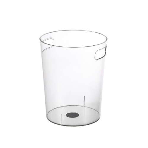 Transparent Waste Basket PET 17cm