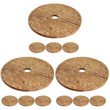 12Pièces Paillis Fibres Khaki Anti- Plantes