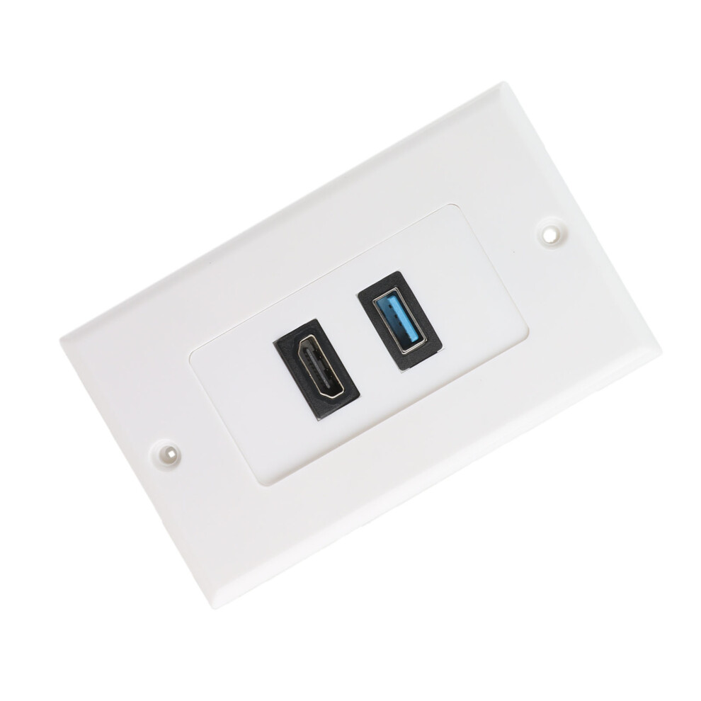 Multimedia Wall Socket Hdmi Usb3.0 Combo 7340572428417