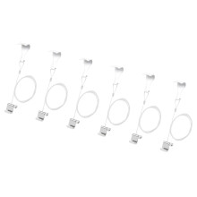 6Pcs Adjustable Picture Hanging Wire Set Steel Wire Picture-2