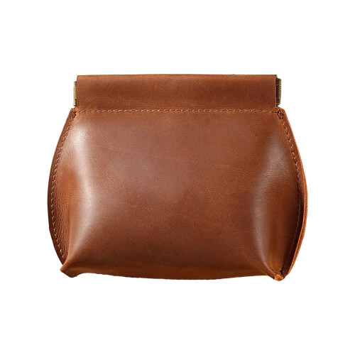 Lightweight Small Wallet Practical Textured PU With-brown