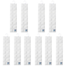 10Pcs Moisture-Absorbing Hanging Bags for Closet White Dehumidifiers
