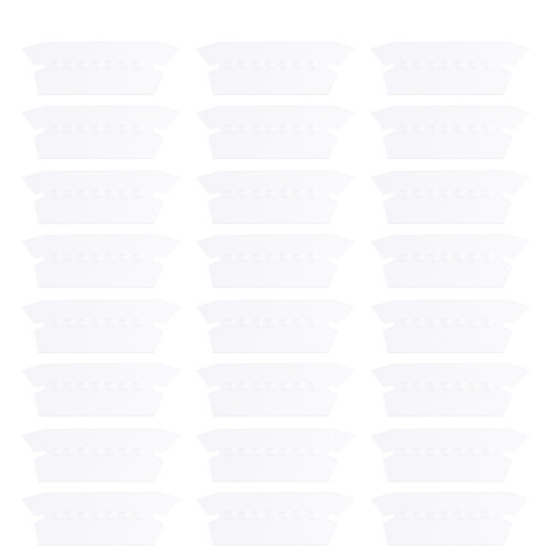 50pcs Transparent File Labels For Hanging Folders Office Use