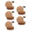 50Pcs Coconut Fiber Nesting Material Coffee Comfortable Bird Nest Pads 1