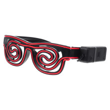 1Pc Pink Pe LED Glasses Fun Party Props for Dance and Celebration