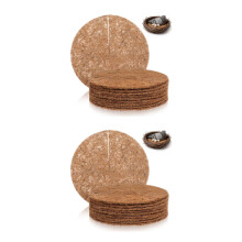 20Pcs Coconut Fiber Nesting Bedding Coffee Leak Proof Bird Nest Pads
