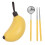 1Set Herbruikbaar Kindercutlery Met Etui En Rvs 1