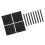 4Pcs Easy Installation Bed Ladder Foot Support Step Pad Antislip 1