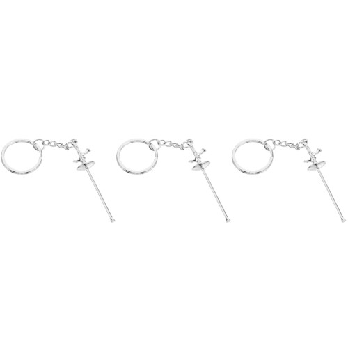 3 Metalen Schermutseling Sleutelhanger Studenten