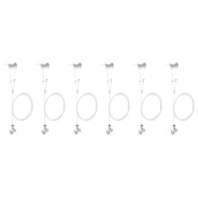 6Pcs Adjustable Picture Hanging Wire Set For Gallery Artwork-1