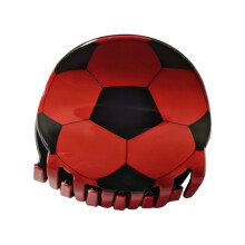Einzigartiger Sport-Haarschmuck mit Fußball-Design-Clips für-Rot