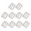 Triple Glides Slides Buckles Square Rings Slide-Bai Lat 1