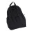 Checkered Print Nylon Backpack With Ergonomic Shoulder-Black 1
