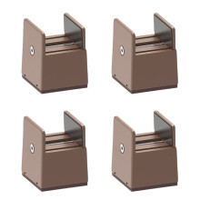 Strong Plastic Furniture Leveling Feet-brown Increased by 50mm