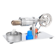 Silver Hot Air Stirling Micro Generator T