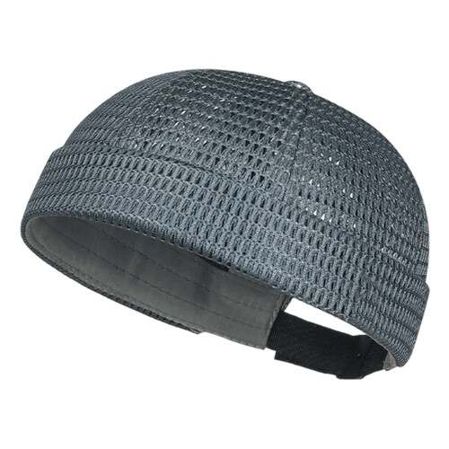 Breathable Mesh Sun Hat With Adjustable Size Fast Dry-Dark Grey