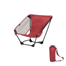Compacted 4 Legged Camping Chair With Antislip Feet Ideal-Red