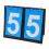 Large Card Flip Sports Score Keeper 21