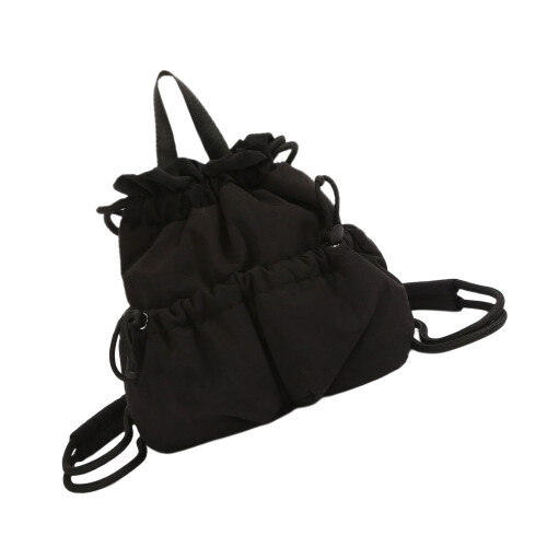 Stylish Mini Backpack Unisex With Inner Pockets Perfect-Black