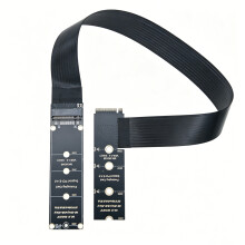 Flexible M.2 SSD Extension Cable For PCIe4.0 With Double-2