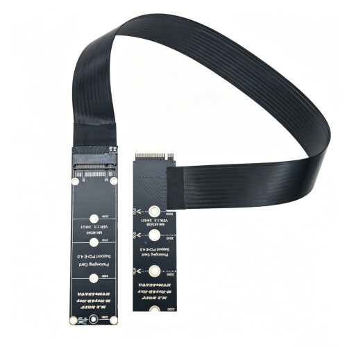 Flexible M.2 SSD Extension Cable For PCIe4.0 With Double-2