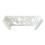 Support de rangement mural moderne pour raquette de-Blanc 1
