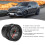 Car Voltmeter 52mm 7-Colour Digital Display 6