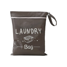Travel Laundry Bag Moisture & Smell Proof Clothes Bag-Gray M