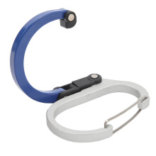 Karabinerclip Größe M D-Stil Blau 7,62x6,096cm