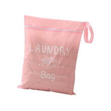 Travel Laundry Bags for Dirty Clothes,Waterproof Wet Dry-Pink M