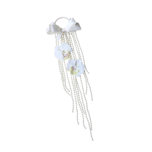 Artificial Phalaenopsis Maid Bridal Bouquet White-White