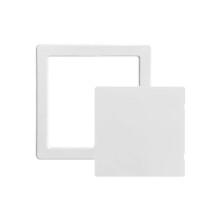 Smooth Surfaces White Plastic Service Hole Cover-200x200MM