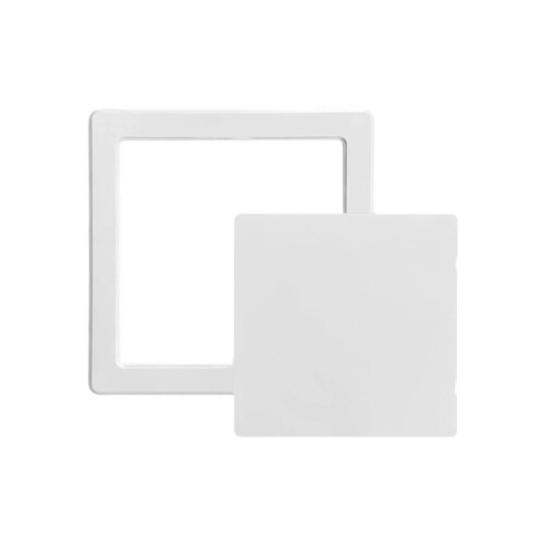 Smooth Surfaces White Plastic Service Hole Cover-200x200MM