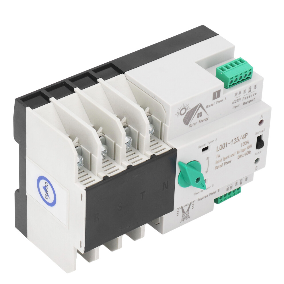 4P Dual Power ATS Fast Switching 100A