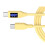 Double Type C Fast Charging Cable With LED Display Soft-yellow 1