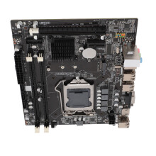 H55 Micro-ATX M.2 NGFF DDR3 8 GB schwarze Leiterplatte