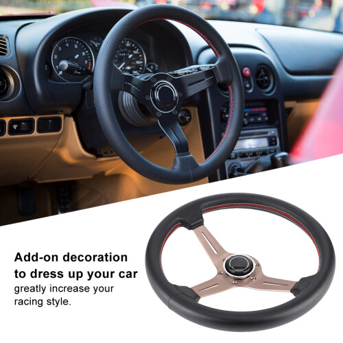 NARDI Style 350mm Leather Steering Wheel