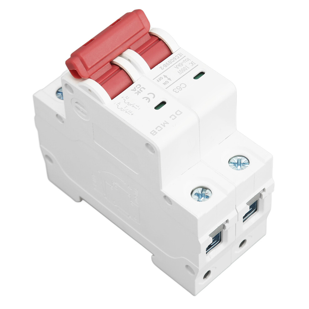 DC 1000V 63A MCB 2P Circuit Breaker