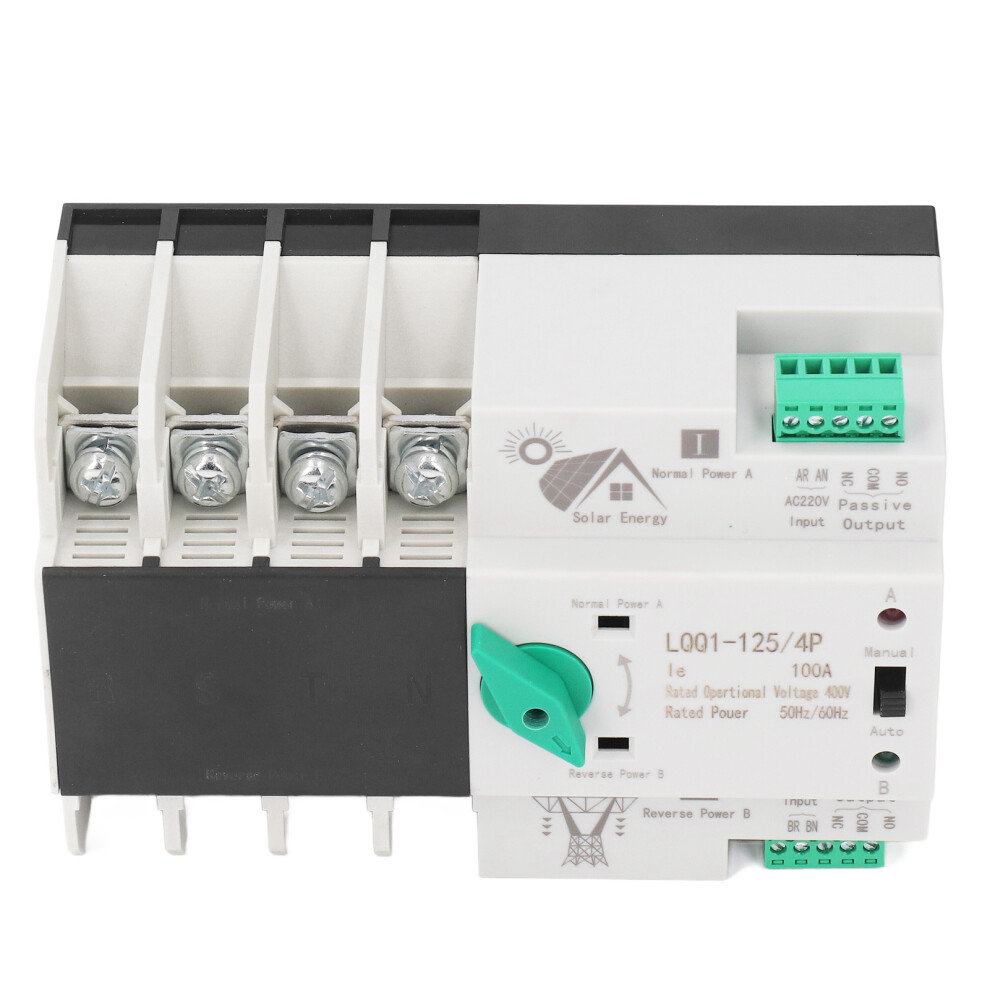 4P Transfer Switch 100A Automatic Fast