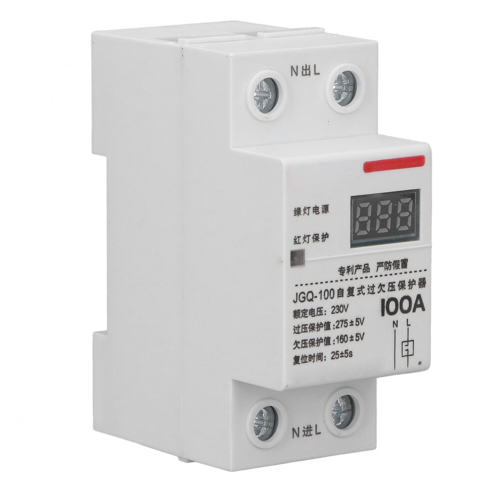 100A Self Resetting Voltage Protector DIN Rail