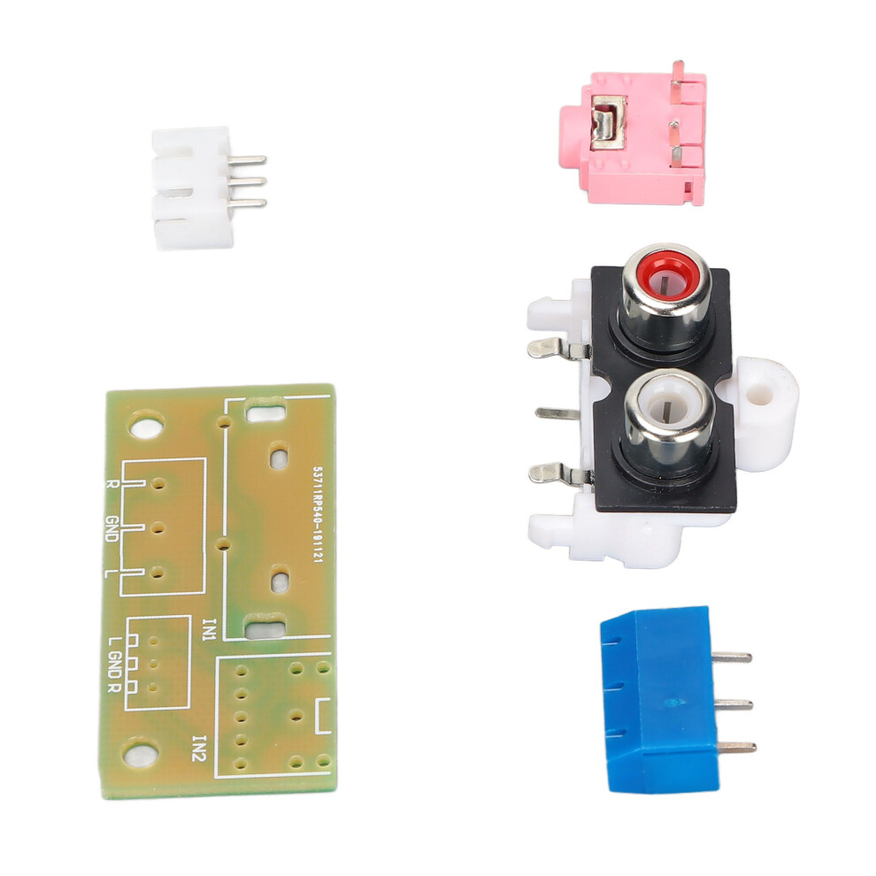 Audio Input Output Plate 3.5mm Plug PCB Block
