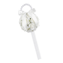 Beautiful Wedding Bouquet With Delicate Pearls And Elegant
