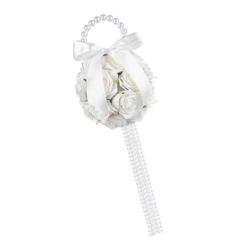 Anmutiger künstlicher Blumenstrauß mit Perlendetails, ideal für