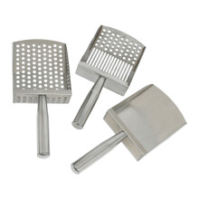 Sturdy 2mm Thick Blade Sand Sifter Shovel Ideal For-3 piece set