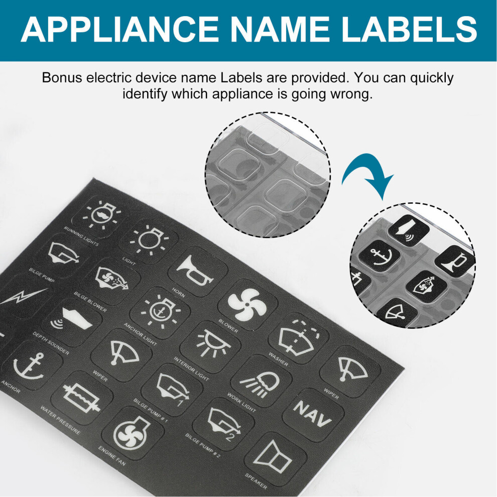12 Way Blade Fuse Box ABS Waterproof